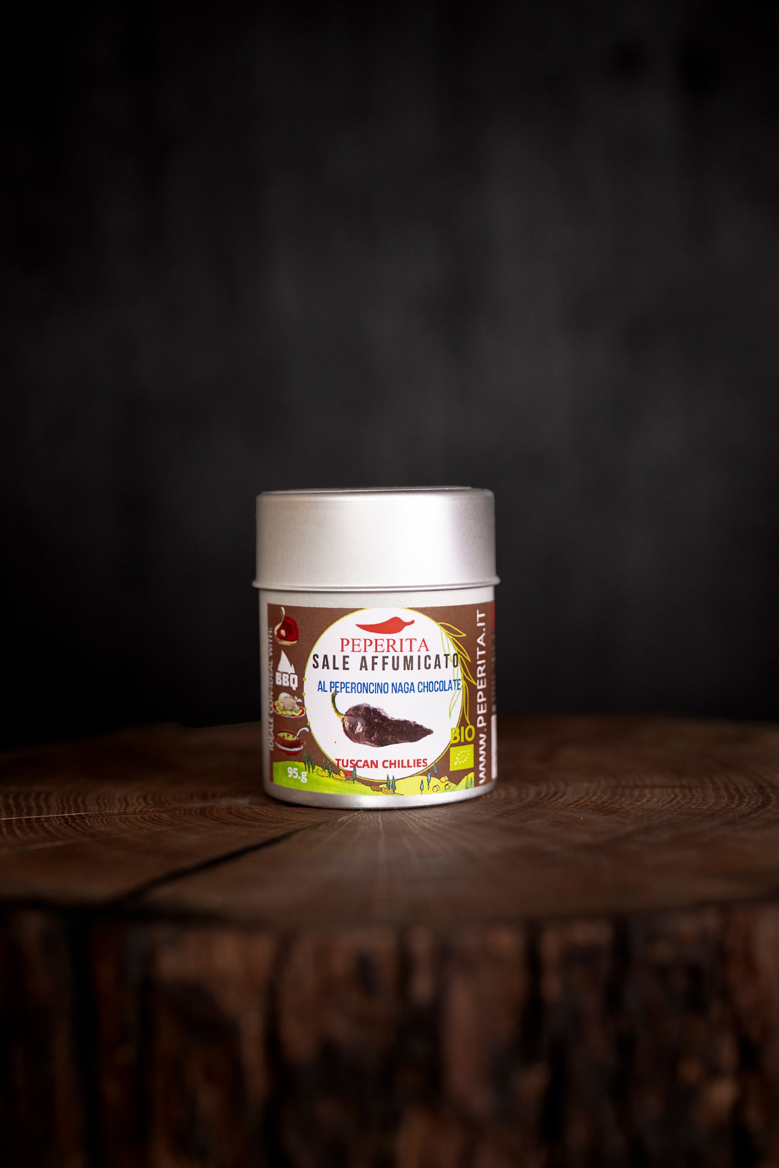 Gewürzsalz | Geräucherte Chili - Naga Chocolate